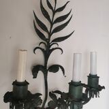 Wall lamp iron and sheet metal