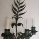 Wall lamp iron and sheet metal