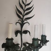 Wall lamp iron and sheet metal