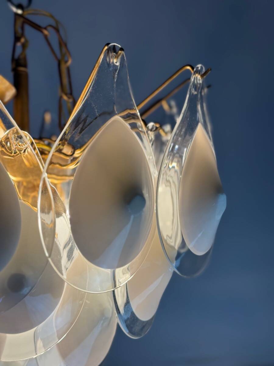 Venetian Murano glass chandelier by Vistosi, circa 1960