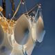 Venetian Murano glass chandelier by Vistosi, circa 1960