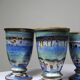 Set of 5 ceramic workshop mazagrans, glazed, 1960s-1980s.
