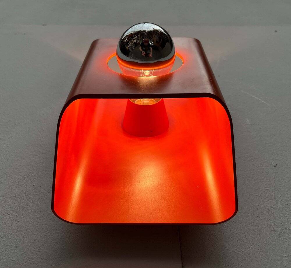 German wall lamp in mid-century space style by Klaus Hempel for Kaiser Leuchten, 1960s.