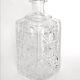 Carafe whisky en cristal motif damier