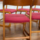 Série de 6 chaises traîneau Baumann vintage