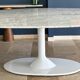 Grande Table Tulipe (table à manger) dessus marbre style Saarinen