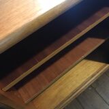 Glass teak buffet