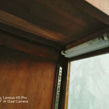 Vintage walnut showcase