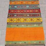 Handmade wool runner kilim rug