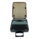 Olivetti Lettera 22 Blue typewriter
