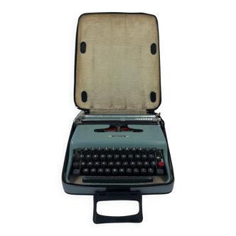 Machine à écrire Olivetti Lettera 22 Bleu