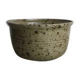 Salad bowl in pyrity sandstone signed