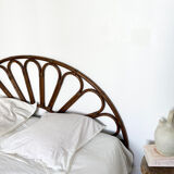 Rattan flower headboard