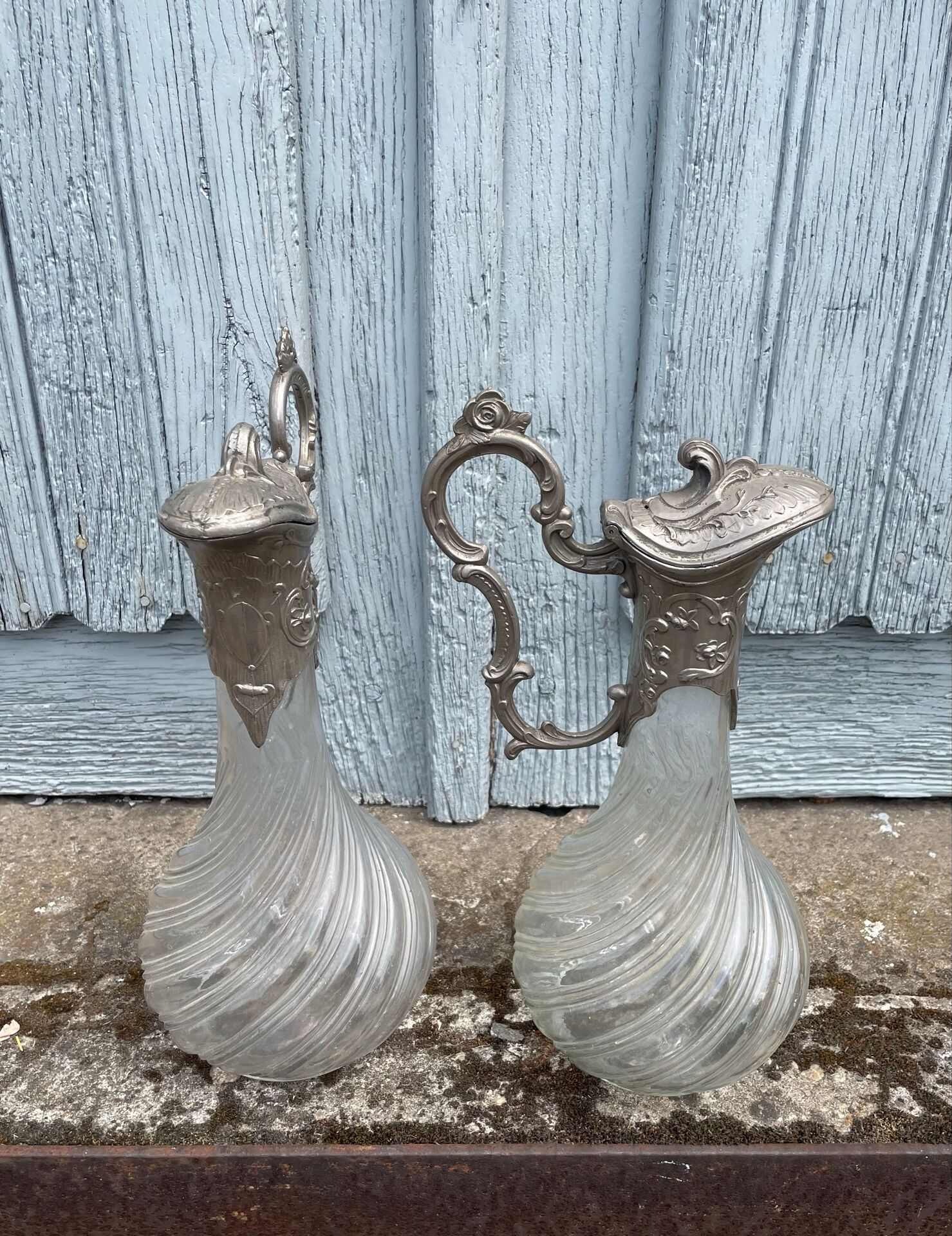 Two wine jugs