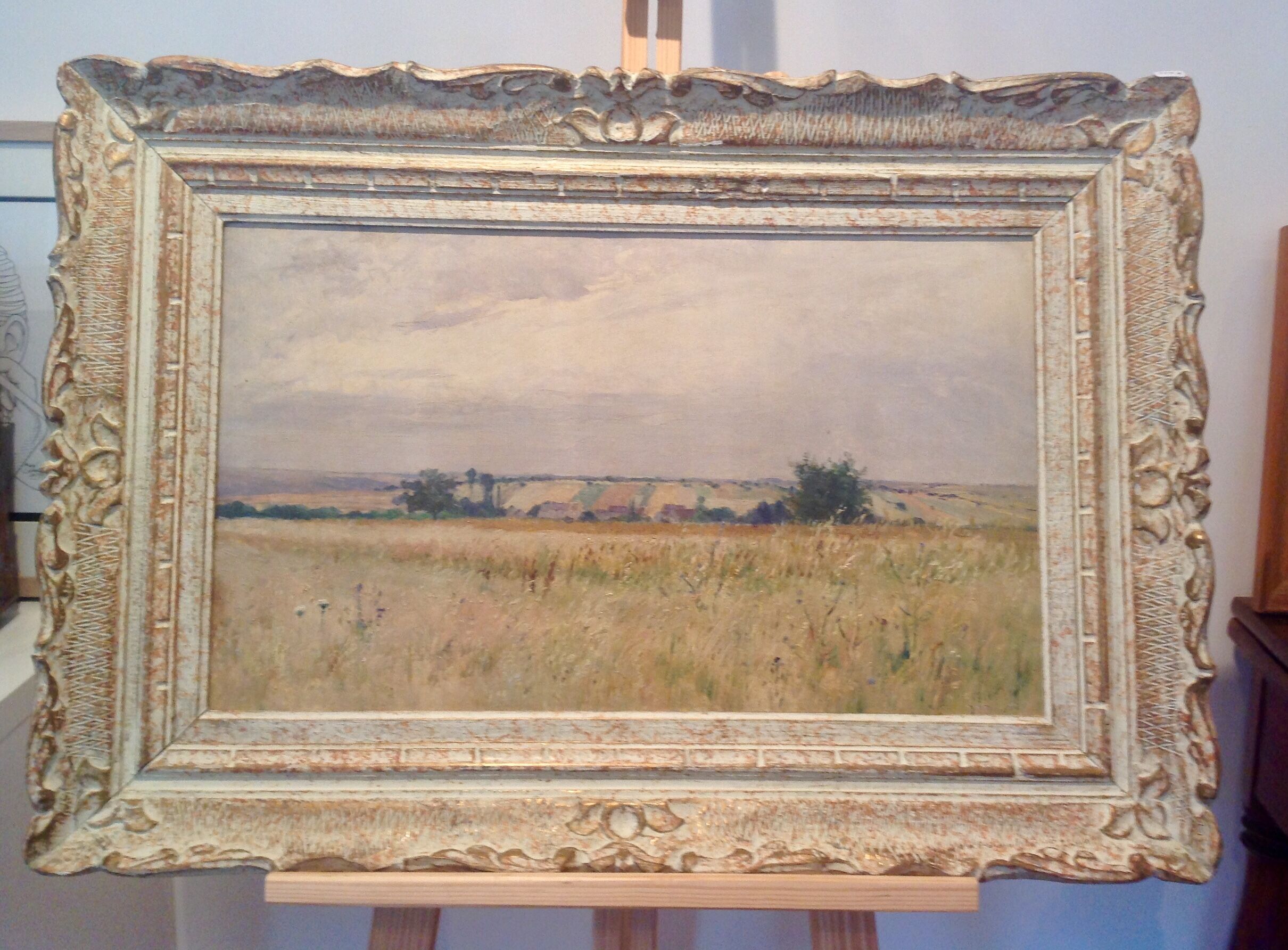 Table, rustic landscape of the year 1930