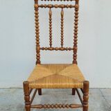 Napoléon III Period Nurse's Chair in Fruitwood