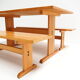 Picknick set in solid pine, 1970s