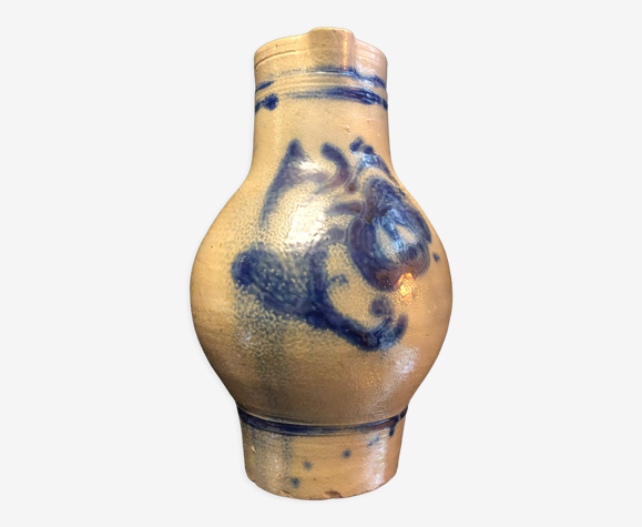 Cruche Alsacienne en grès émaillé