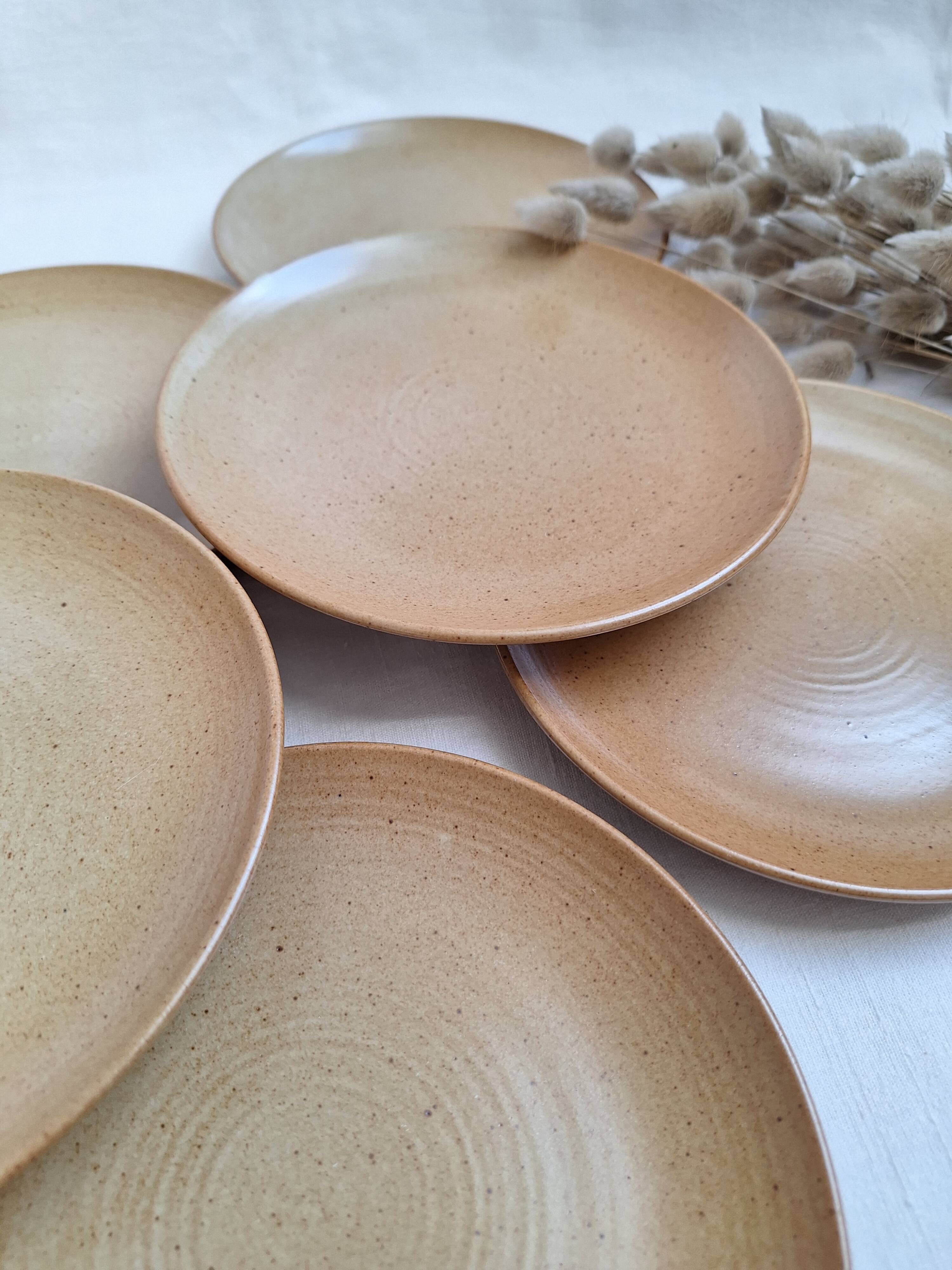 Vintage village stoneware dessert plates