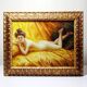 Tableau "Nu au coussin" "La paresseuse" d'après Daniel Hernández Morillo