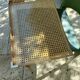 Vintage serving tray in resin and rattan cane