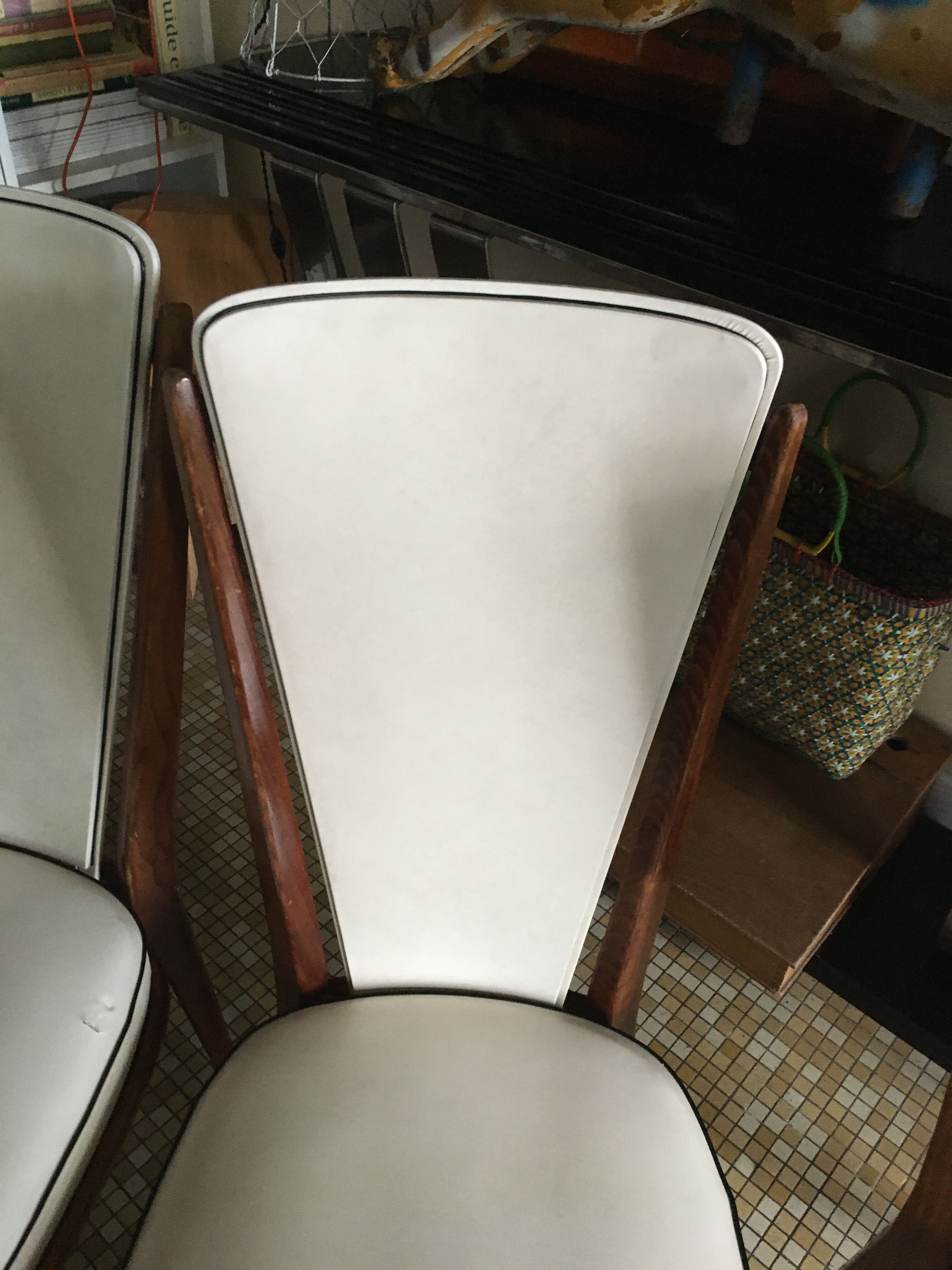 Trio of Monobloc chairs