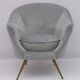 Fauteuils en velours italiens modernes du milieu du siècle, attribués à Federico Munari, années 1950