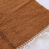 Plain Moroccan Brown Rug - 257 x 164 cm