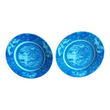 Two serving plates - blue design