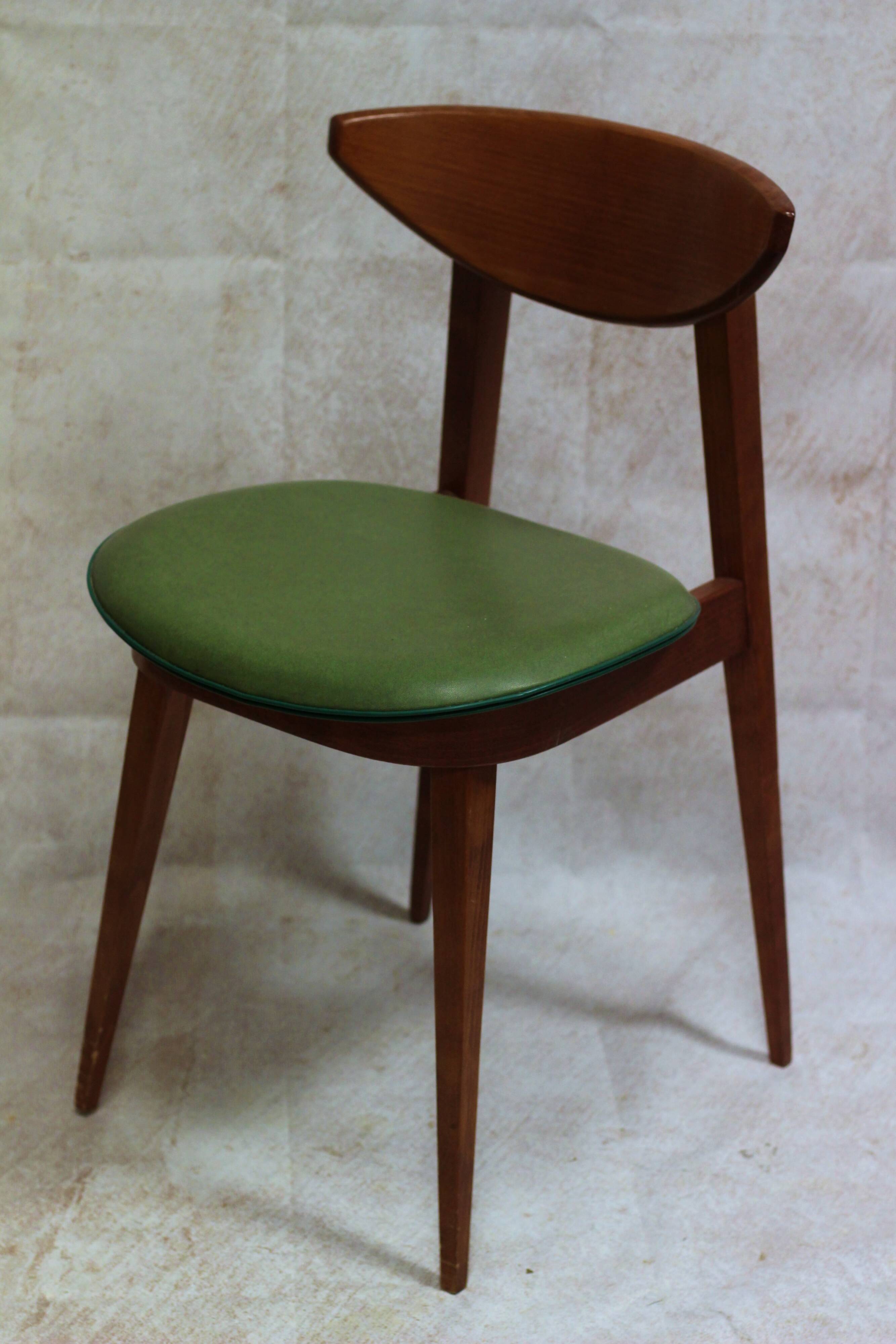 Green skai unicorn chair