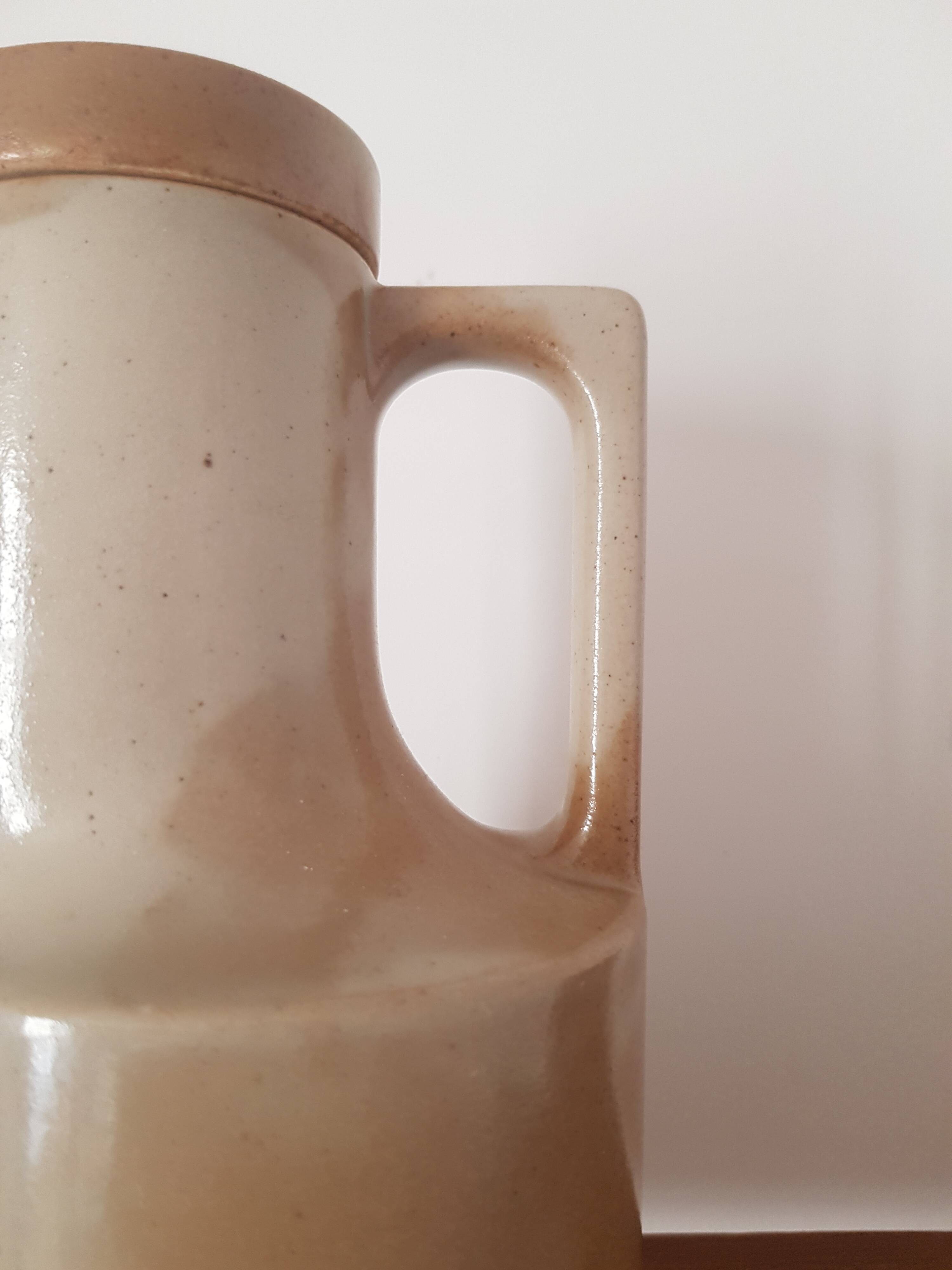 Vintage Brenne stoneware coffee pot