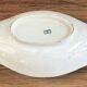 Large K&G Luneville Terre de Fer earthenware dish, Sepia blue country model