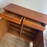 Danish chest of drawers in solid teak