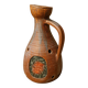 Ceramic lamp with enamel and glass inclusions
