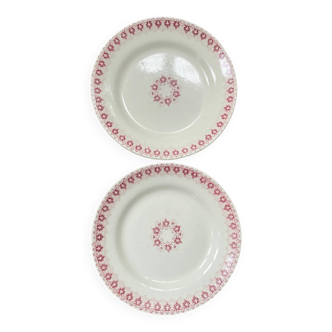 2 assiettes Hte Boulanger Choisy le Roi modèle Grignon