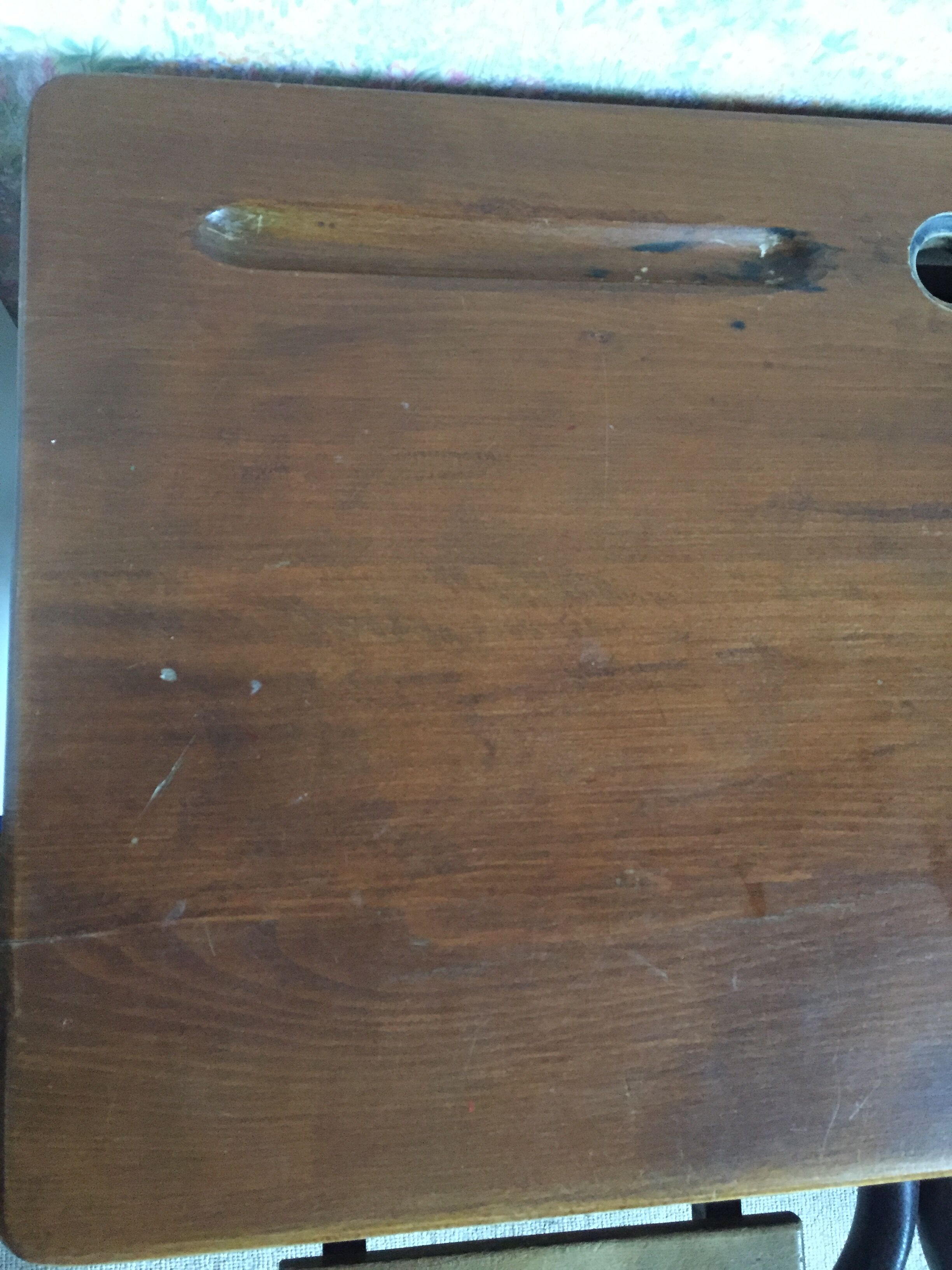 double schoolboy desk -vintage-