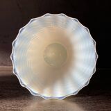 Vase en opaline, verre d'Empoli, Florence Italie 1960