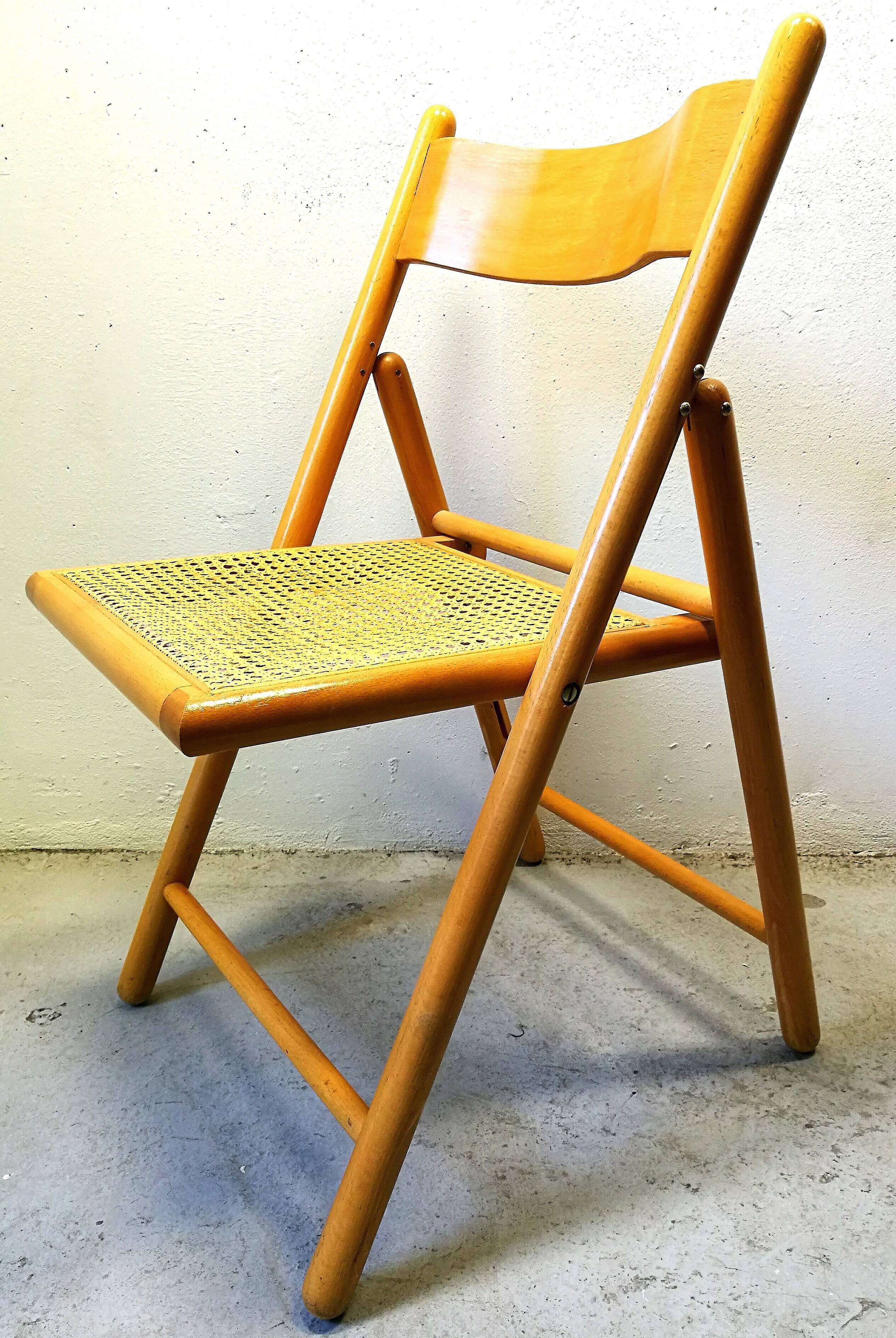 Pair of folding chairs year 80s