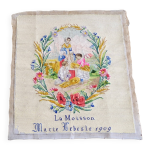 Tapisserie ancienne en - point