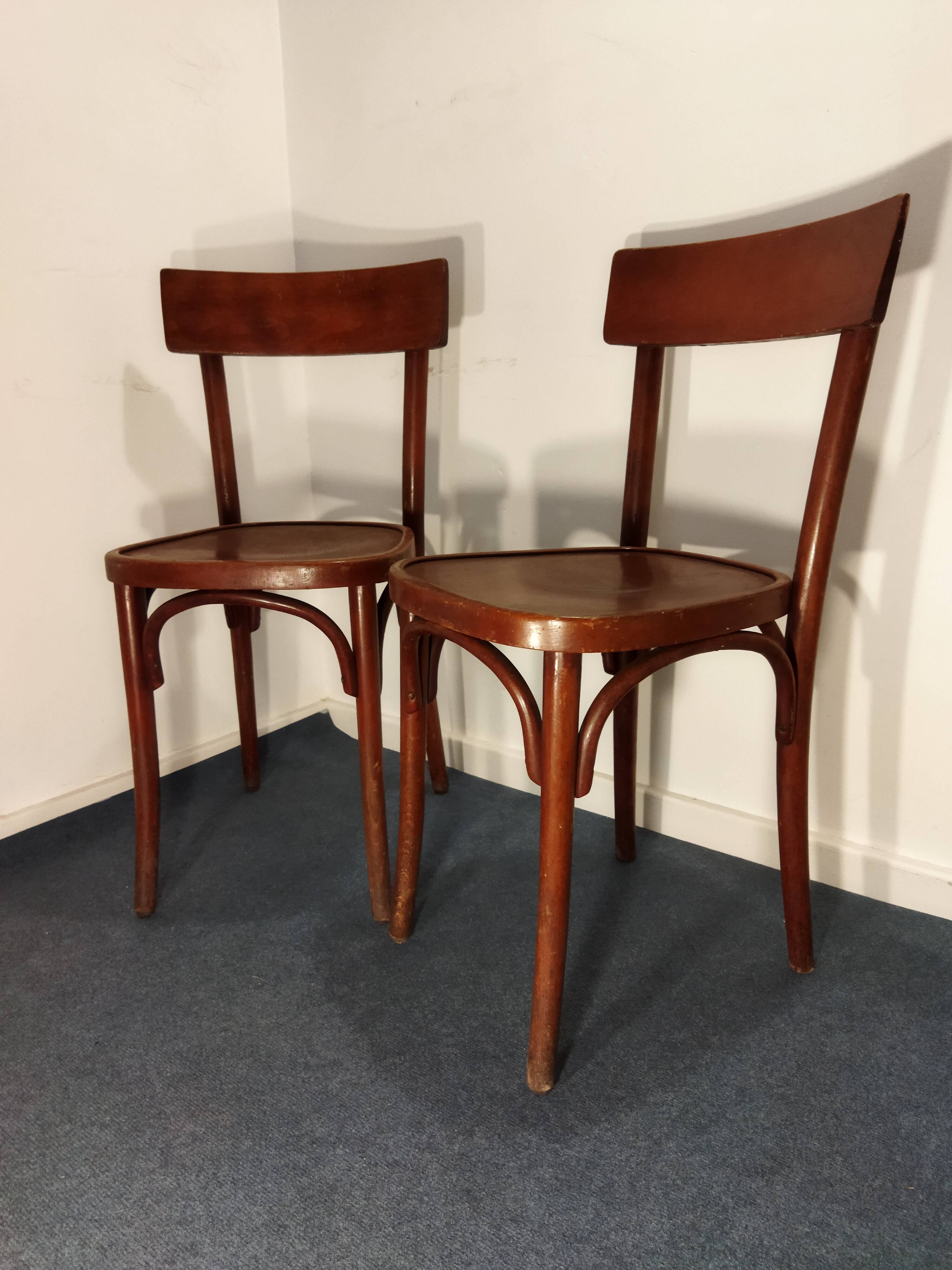 Paire de chaises bistrot