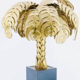 Palm tree lamp Christian Techoueyres Edition Maison Jansen