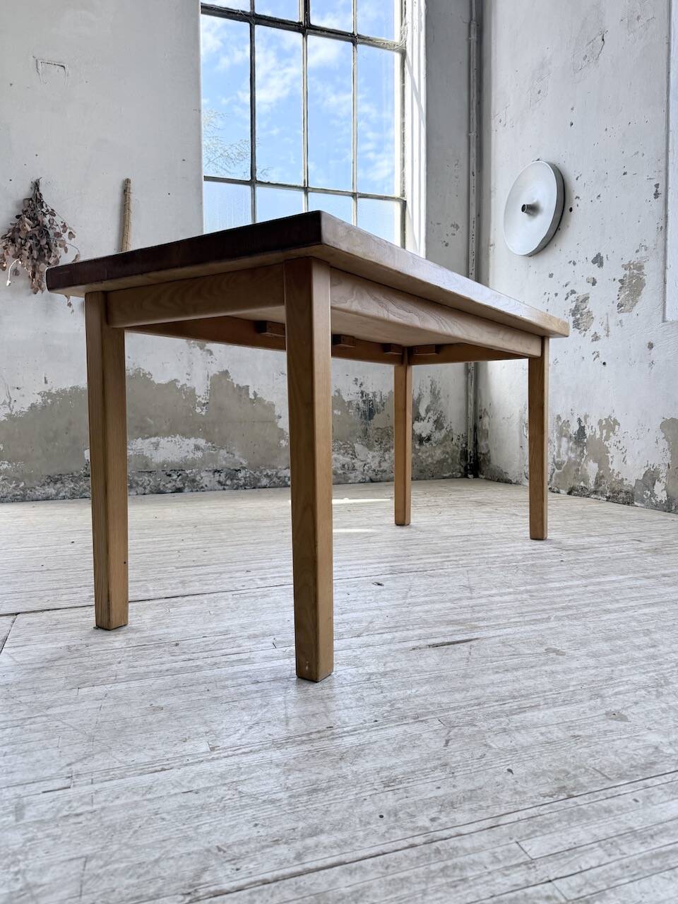 Solid elm farmhouse table 150cm