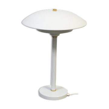 Vintage white and gold table lamp Belid
