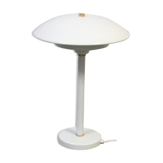 Vintage white and gold table lamp Belid