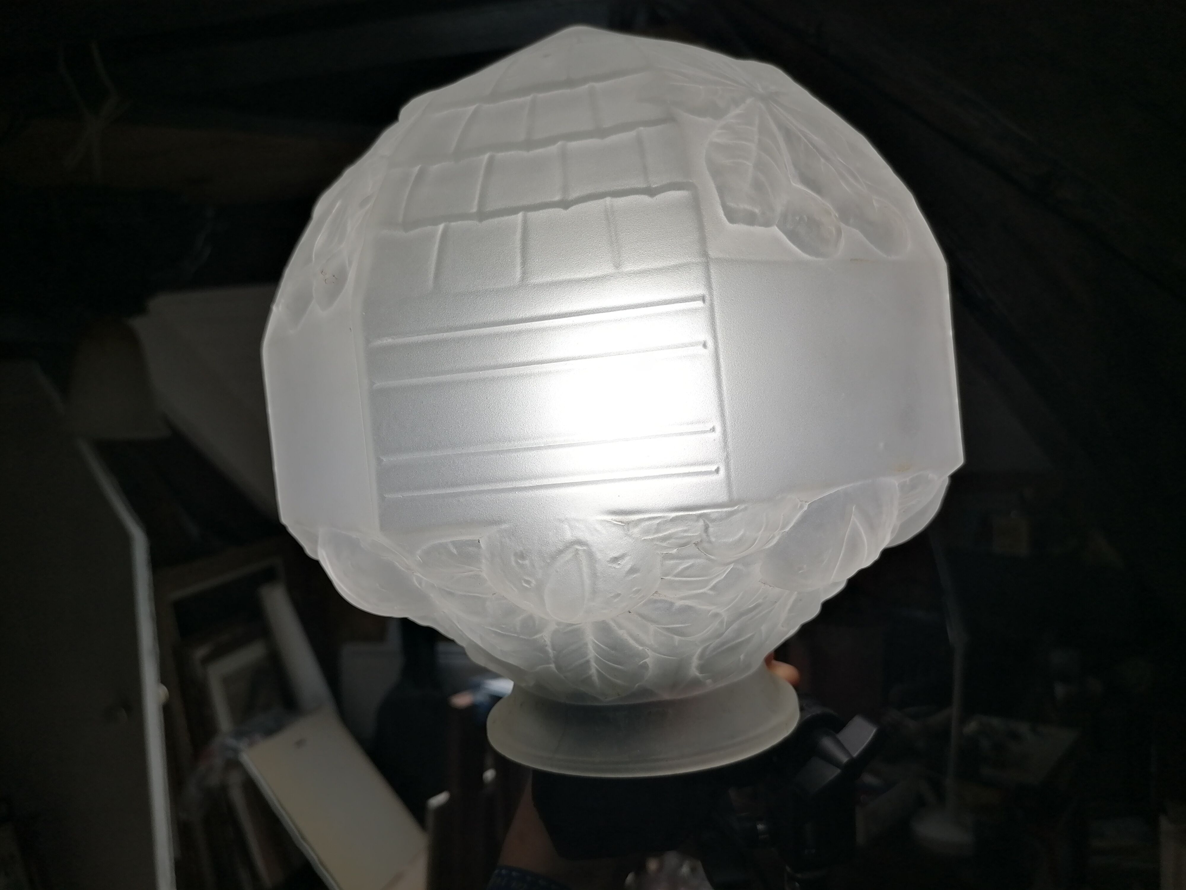 Art Deco ceiling lamp globe