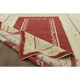 1970s Vintage Turkish Oushak Handmade Wool Cotton Beige Area Rug 194x263