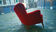Vintage sofa Swedish year 40/50 wing arc curved Carl Malmsten