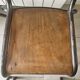 Set of 4 authentic vintage MULLCA school chairs