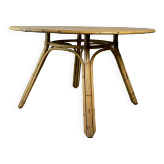 Table ronde extensible en bois massif conçue au Danemark - SM112