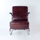 Unique armchair produced in the Bauhaus era, completely restored for the 21st century. the armchair